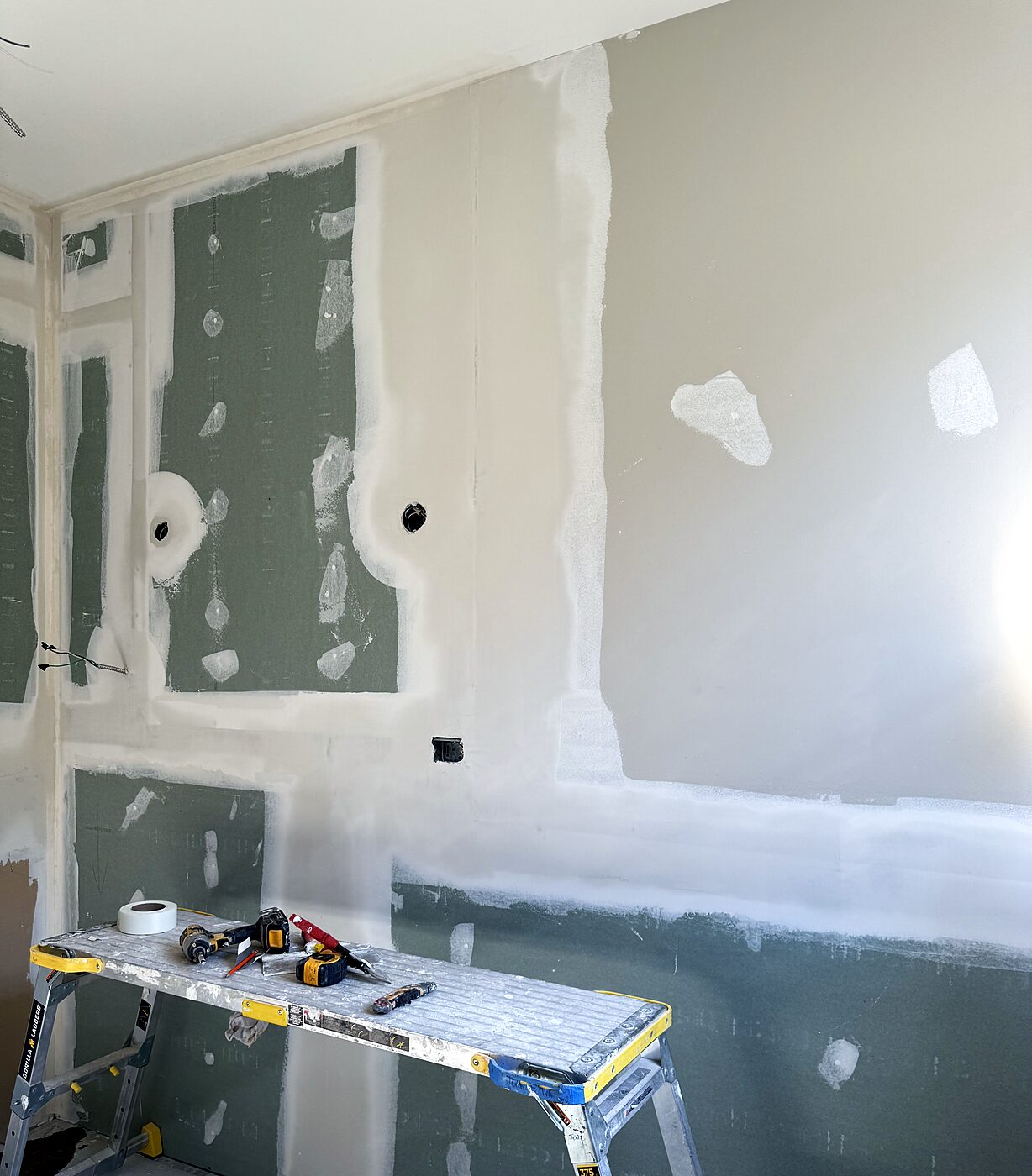 Drywall replacement and patching