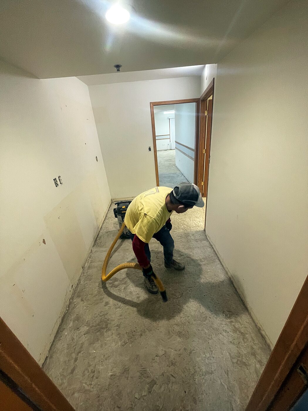 Floor removal and surface prep